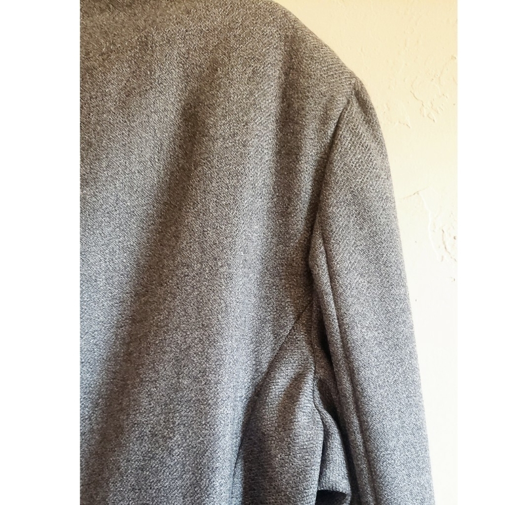 Zanetti Sport Coat Womens Cashmere Wool Career Gray Vintage Made in Italy - Picture 11 of 16